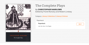Complete Marlowe Penguin Classics