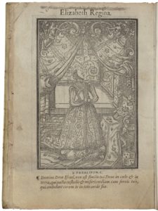 Elizabeth I prayer book image
