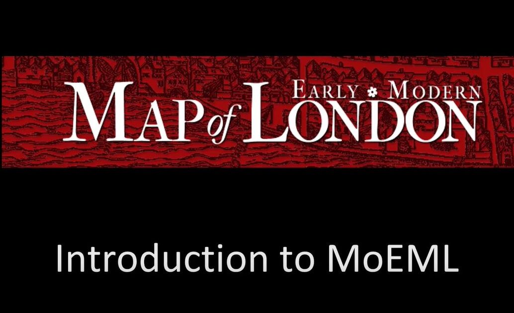 The header for the Map of Early Modern London.