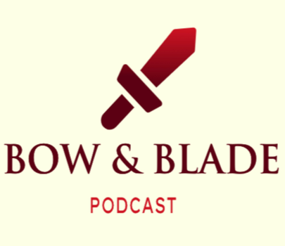 Image of the Bow and Blade podcast logo